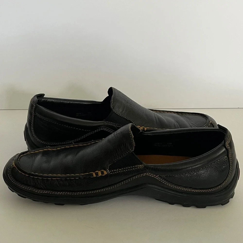 Cole Haan Tucker Venetian Black Leather Driving Loafers C03557 G12 Slip On 10M